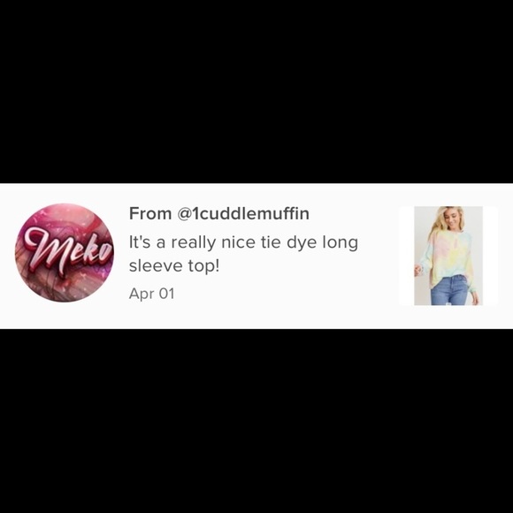 - NEW! Tie Dye Brushed Knit Top! - Picture 9 of 9